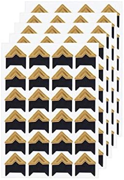 360 Count Self-Adhesive Acid Free Photo Corners for Scrapbooks Memory Books (Gold) by Pulaisen