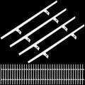 40 Pcs Shutter Repair Slider Connector Plantation Shutter Repair Kit Replacement Parts, 2 Connect 3.25" Center Spacing by Ribbonlic