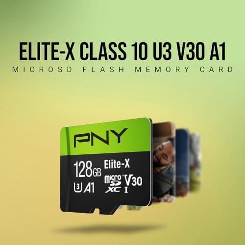 PNY 128GB Elite-X Class 10 U3 V30 A1 microSDXC Flash Memory Card - Image 4