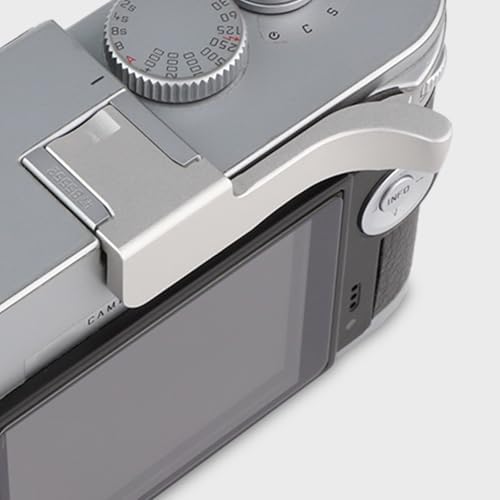 Haoge THB-M24S Metal Hot Shoe Thumb Up Rest Hand Grip for Leica M Typ240 M240, M-P Typ 240 M240P, M Typ262 M262, M-D Typ 262 Camera Silver - Image 3