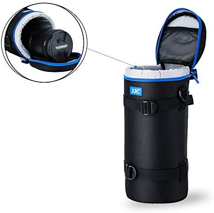 JJC Camera Lens Case Pouch, Padded Bag Fits Lens up to 4.9 x 11.4 (D x L) - Image 5