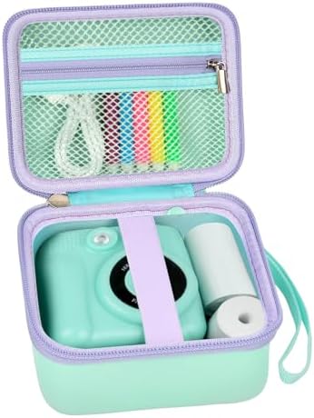 PAIYULE Kids Instant Print Camera Case Compatible with ESOXOFFORE for Dylanto for DUDUDRAGON for GKTZ for Dafotil for Careenoah for Aasonida Toddler Digital Prints Paper Storage Bag (Box Only) Green by paiyule