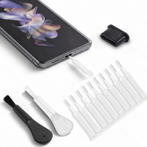 Charging Port Cleaning Kit, Cell Phone Cleaning Kit - 13PCs Phone Charging Port Cleaner - USB C Ports Cleaner Tool - Mini Brushes Cleaners for Speaker, Receiver, Earbuds & Smartphones by Unknown
