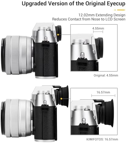 Long Soft Eyecup Eyepiece Viewfinder for Fuji Fujifilm X-T50 XT50 Camera - Image 3