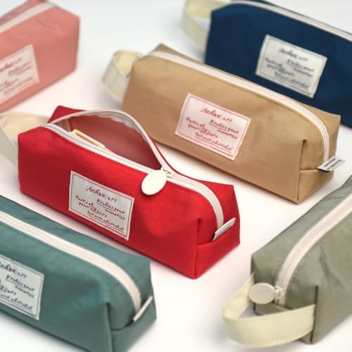 Monolike Archive 247 Block Pencil Case, Indie pink - Pen Pouch, Portable Pencil Bag, Office Pouch case - Image 6