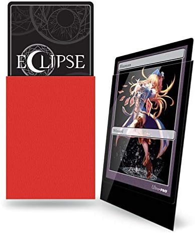 Ultra Pro - Eclipse Gloss Small Sleeves 60 Pack - Apple Red, E-15628 - Image 2