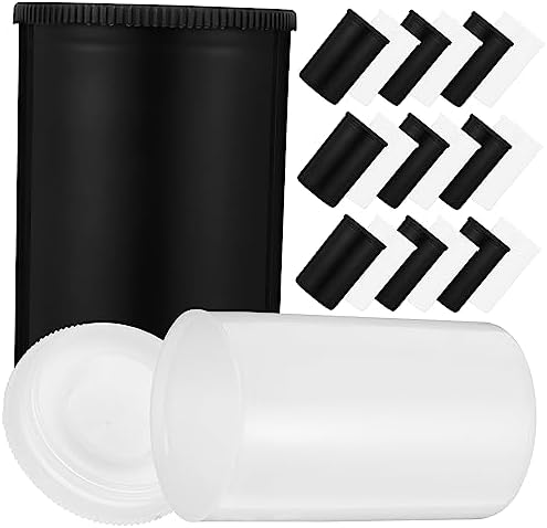 20pcs Film Canisters Reel Storage for Film Empty Camera Reel Cases Small Lids by HONMEET