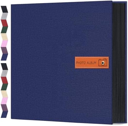 Popotop 4x6 Photo Album 600 Pictures, Linen Hardcover, Reinforced Spine by Popotop