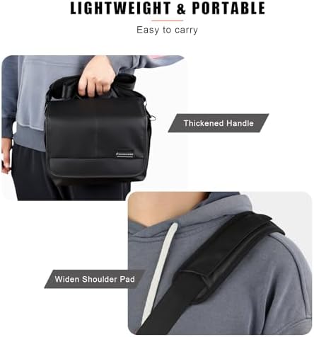 Besnfoto Camera Bag Small DSLR Camera Shoulder Bag for Photographer Waterproof Messenger Bag Crossbody Case Compatible with Canon Sony Nikon - Image 6