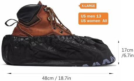 X-Large Disposable Boot Covers Non Slip Clean Home Shoe Covers - Image 3