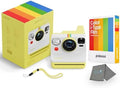 Polaroid Now 3rd Generation i-Type Instant Camera + 8 i-Type Color Film Bundle, Yellow, Polaroid Camera Bundle with a Lumintrail Lens Cleaning Cloth by Polaroid