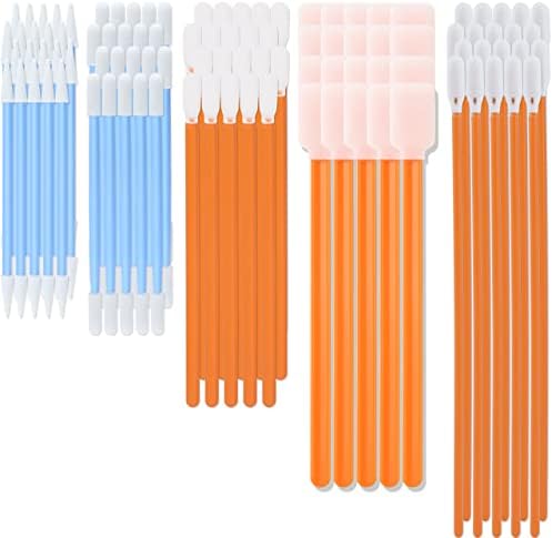 AAwipes Foam Tip Cleaning Swab Kit (5 Types, 100 Pack) Cleanroom Sponge Stick Foam Swab Bundle for Printer, Painting, Gun, Optics Lens,Camera, Arts and Crafts, Automotive Detailing (FC501) by AAWipes