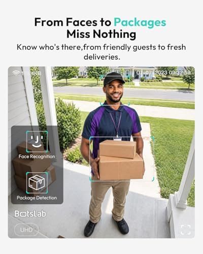 BOTSLAB Doorbell Camera Wireless, 2K Head-to-Toe View, No Subscription - Image 3