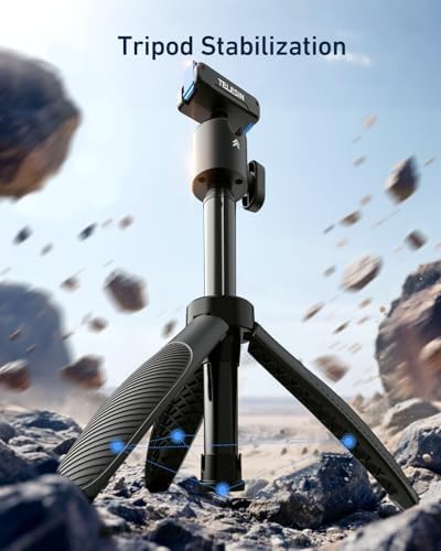 TELESIN 40cm/15.7in Mini Selfie Stick Tripod for DJI Osmo Action 5 Pro/4/3 - Image 6