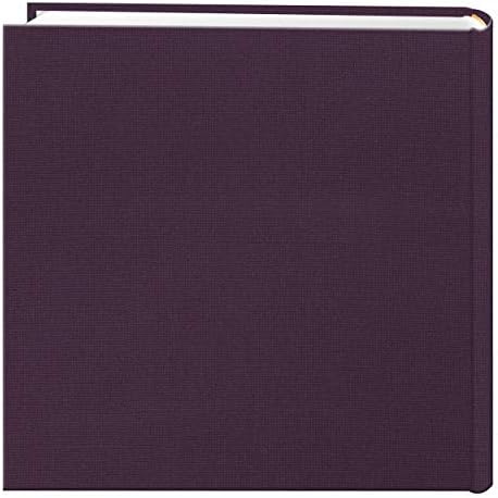 Fabric Frame Cover Photo Album 200 Pockets Hold 4x6 Photos, Wildberry Purple - Image 2