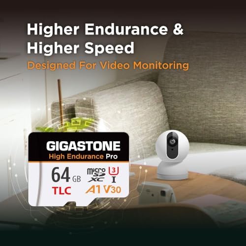 【5 Yrs Free Data Recovery】【Dash Cam】 GIGASTONE 64GB Micro SD Card, TLC High Endurance Pro, Speed Up to 95MB/s, Compatible with REDTIGER Rove VIOFO VANTRUE PRUVEEO ARIFAYZ, MicroSDXC UHS-I A1 V30 U3 - Image 6
