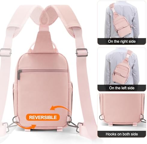Cwatcun Large Canvas Sling Bag, Crossbody Chest Bag with Tripod Holder - Image 6