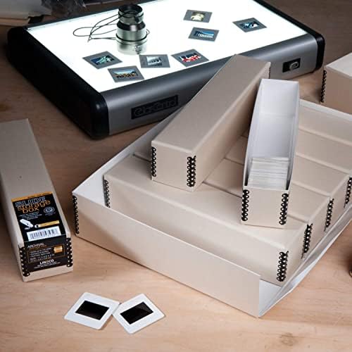 Lineco, Archival Slide Storage Box 15.5"x11.5"x3", with 6 Cases, Pack of 2 - Image 2