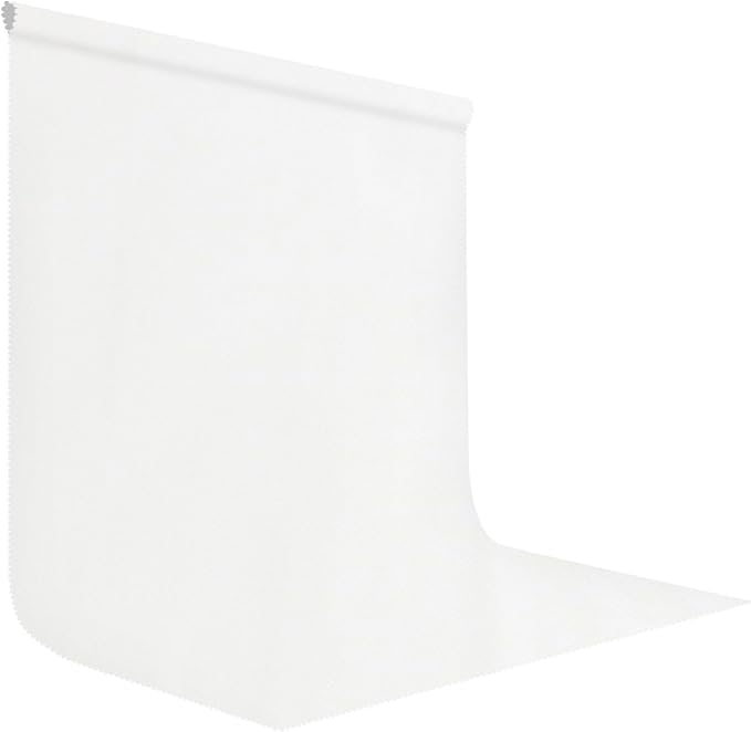 White Photography Backdrop for Photoshoot, Fabric 8x10ft | Polyester Studio Photo Backgrounds, Non Reflective, Easy to Hang, for Portrait Shoot, Product, Party Decor, Video Creation by LYLYCTY