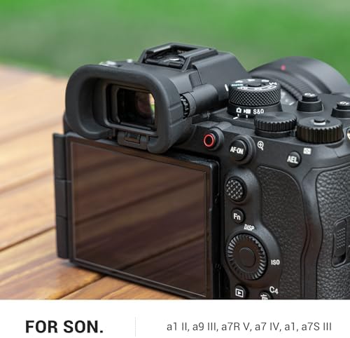 JJC Camera Eyecup Eyepeice Viewfinder for Sony A7 V A7M5 A7 IV A7M4 A7R V A7R5 A1 A1 II A7S III A7S3 A9 III Cameras, Soft Silicone Eye Cup Replacement of Sony FDA-EP21 Eye Cup - Image 3