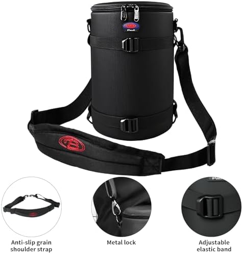 Camera Lens Case,Fits 6.70"x10.63" DSLR Lens,Protective Carry Pouch - Image 5