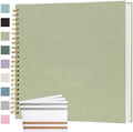 Scrapbook Photo Album 12x12 Inches 80 Pages Linen Cover GrassGreen by Bonyomor