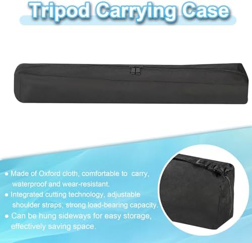 PATIKIL Tripod Carrying Case Oxford Cloth 32.28"x3.94" Black 2Pcs - Image 4