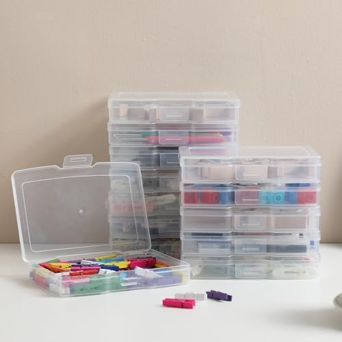 novelinks 24 Pack 4"x6" Photo Storage Boxes and Picture Organizer (Clear) - Image 7