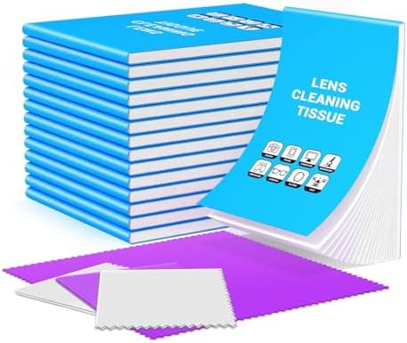 4 Premium Cleaning Cloth and 700 Sheets Lens Cleaning Tissue Paper by midukit