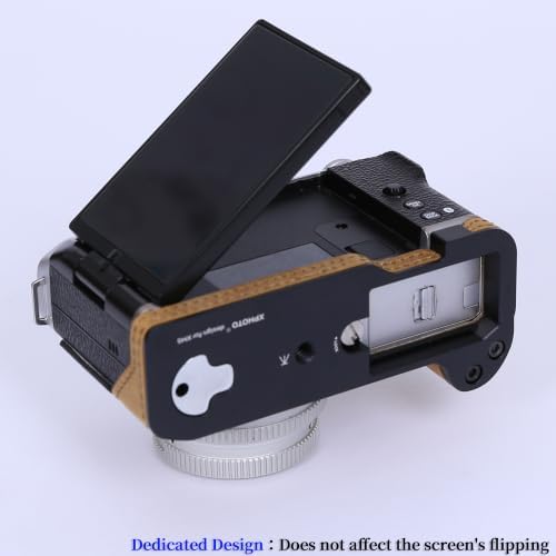 Camera Genuine Leather Half Case ，Compatible with FUJIFILM X-M5 XM5 - Image 2