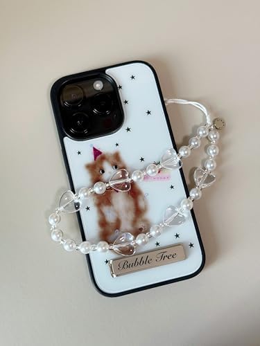 Drawwind Phone Charm Strap Cute Wrist Straps Cell Phone Charm String Y2K Aesthetic Lanyard Wristlet Chain for Case Camera AirPods Bags Keychains (Pure Hearts) - Image 2