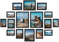 Vittanly 16 Pack Picture Frames Collage Wall Decor, Black by Vittanly