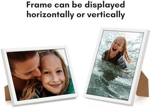 Americanflat 8x11 Picture Frame - Slim Molding - White - Image 4