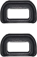 A6500 Eyecup Viewfinder for Sony Alpha a6600 a6500 a6400 Camera (2 Pack), Replaces Sony FDA-EP17 by YRTIYO