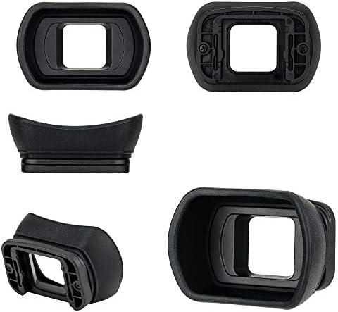 JJC KIWIFOTOS Ergonomic Long Camera Eyecup for Nikon Z50, Nikon Z50 Eye Cup, Z50 Eye Piece viewfinder, Replaces Nikon DK-30 Eyecup, Soft Silicone, 49.9X33.1X21.9mm - Image 2