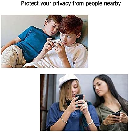 Ailun Privacy Screen Protector +Camera Lens Protector for iPhone 12 Pro Max | 2+2 Pack, Anti Spy Private Tempered Glass Film, HD - Image 4
