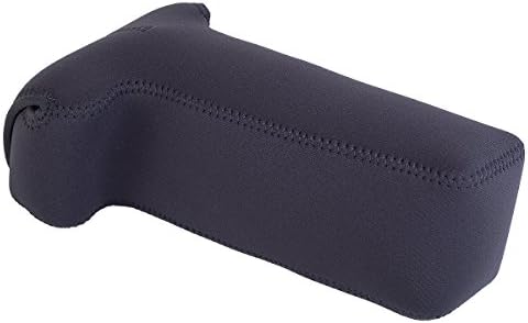 OP/TECH USA Soft Pouch – Compact digital camera case, lightweight accessories pouch, sleek neoprene sleeve for DSLR, perfect for backpacks & travel – durable protection in style D-SLR Tele| Black - Image 4