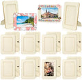 VOKOY 20 Pack Wooden Picture Frames for Crafts, DIY Wood Craft Picture Frames Bulk for 4" x 6" Photos,Unfinished Standing Photo Frames DIY Crafts Wood Decorate for Birthday Party Gifts by VOKOY