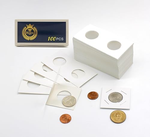 Boen 29mm Coin Flips 300Pcs 2x2 Cardboard Holders for Small Dollar - Image 4