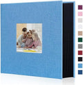 Artmag Fabric Photo Album 4x6 1000 Large Capacity for Family Wedding Anniversary Linen Album Holds 1000 Horizontal and Vertical Photos (1000 Pockets, Teal) by Artmag