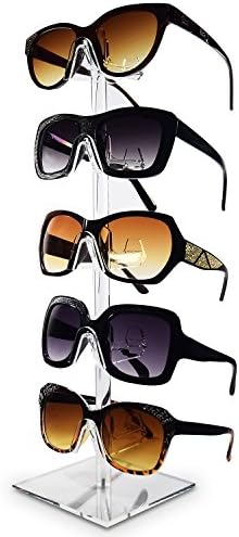 MOOCA 2-Piece Acrylic Eyewear Display Stand, Holds 10 Frames - Image 5