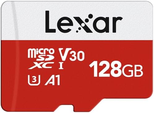 Lexar E-Series 128GB Micro SD Card microSDXC UHS-I Flash Memory Card by Lexar