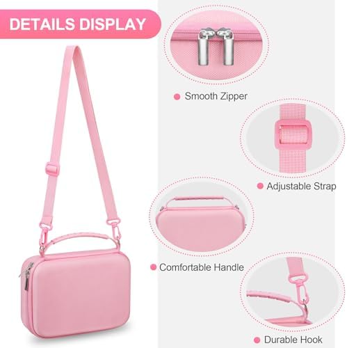 BOVKE Case for Canon G7X Mark III II/PowerShot SX740 SX730 Camera, Pink - Image 4