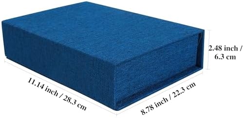 Photo Storage Box 8x10, Memory Box - Blue - Image 5