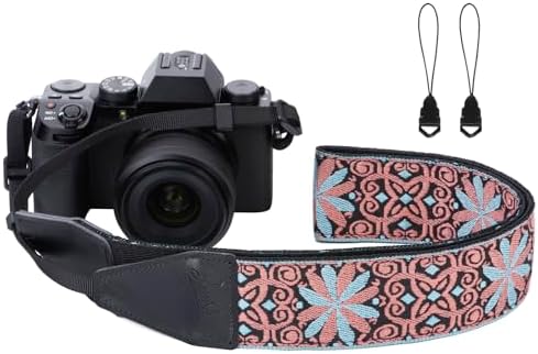 Camera Strap, Jacquard Weave 2" Shoulder Neck Straps for All DSLR Cameras Men Women Photographers by Dulphee