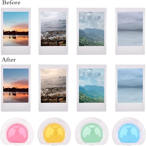 Sunmns Accessories Bundle Kit Compatible with Instax Mini 12 Instant Camera, Include Case Album Stickers Photo Frames Filters Strap (Black) - Image 6