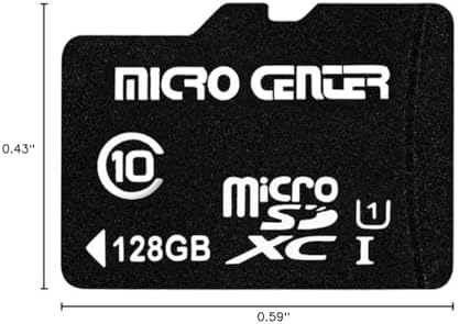 INLAND Micro Center 128GB Class 10 MicroSDXC Flash Memory Card with Adapter for Mobile Device Storage Phone, Tablet, Drone & Full HD Video Recording - 80MB/s UHS-I, C10, U1 (1 Pack) - Image 5