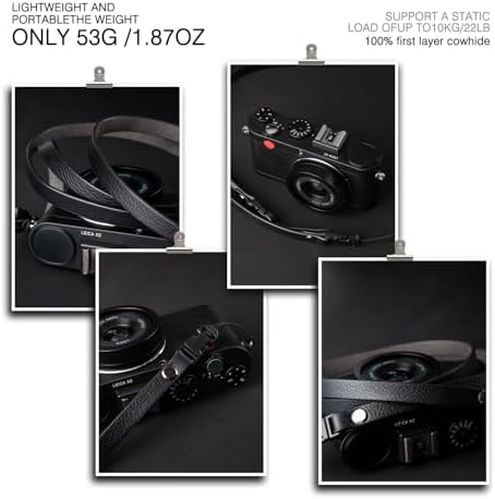 Leather Quick-Release thin camera Shoulder Strap for DSLR SLR - Image 3
