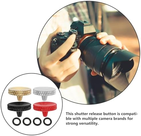 4pcs Aluminum Alloy Camera Shutter Button Soft Release Replacement - Image 5