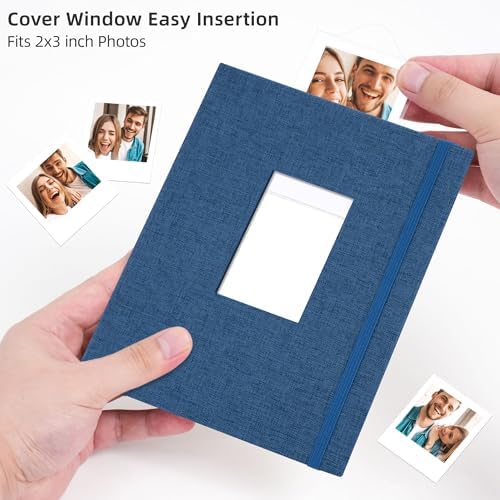 Vienrose Mini Polaroid Photo Album 208 Photos 2x3 Inch Blue 2 PACK - Image 4